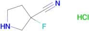 3-CYANO-3-FLUOROPYRROLIDINE HCL