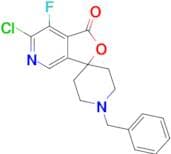 1'-BENZYL-6-CHLORO-7-FLUORO-1H-SPIRO[FURO[3,4-C]PYRIDINE-3,4'-PIPERIDIN]-1-ONE