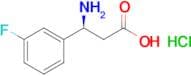 (S)-3-AMINO-3-(3-FLUOROPHENYL)PROPANOIC ACID HCL