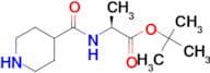(S)-TERT-BUTYL 2-(PIPERIDINE-4-CARBOXAMIDO)PROPANOATE