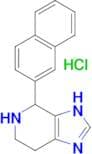 4-(NAPHTHALEN-2-YL)-4,5,6,7-TETRAHYDRO-1H-IMIDAZO[4,5-C]PYRIDINE HCL