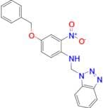 N-((1H-BENZO[D][1,2,3]TRIAZOL-1-YL)METHYL)-4-(BENZYLOXY)-2-NITROANILINE