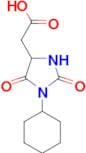 (1-cyclohexyl-2,5-dioxoimidazolidin-4-yl)acetic acid