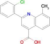 2-(2-chlorophenyl)-8-methylquinoline-4-carboxylic acid