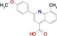 2-(4-methoxyphenyl)-8-methylquinoline-4-carboxylic acid
