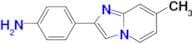 4-(7-methylimidazo[1,2-a]pyridin-2-yl)aniline