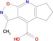 3-methyl-6,7-dihydro-5H-cyclopenta[b]isoxazolo[4,5-e]pyridine-4-carboxylic acid