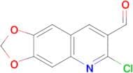 6-chloro[1,3]dioxolo[4,5-g]quinoline-7-carbaldehyde