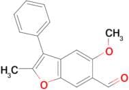 5-methoxy-2-methyl-3-phenyl-1-benzofuran-6-carbaldehyde