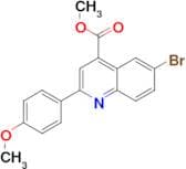 Methyl 6-bromo-2-(4-methoxyphenyl)quinoline-4-carboxylate