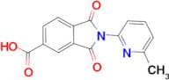 2-(6-methylpyridin-2-yl)-1,3-dioxoisoindoline-5-carboxylic acid