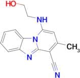 1-[(2-hydroxyethyl)amino]-3-methylpyrido[1,2-a]benzimidazole-4-carbonitrile