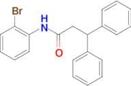 N-(2-bromophenyl)-3,3-diphenylpropanamide