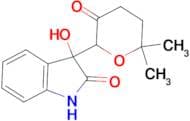 3-(6,6-dimethyl-3-oxotetrahydro-2H-pyran-2-yl)-3-hydroxy-1,3-dihydro-2H-indol-2-one