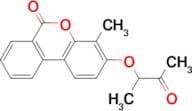 4-methyl-3-(1-methyl-2-oxopropoxy)-6H-benzo[c]chromen-6-one