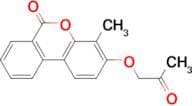 4-methyl-3-(2-oxopropoxy)-6H-benzo[c]chromen-6-one