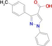 3-(4-methylphenyl)-1-phenyl-1H-pyrazole-4-carboxylic acid