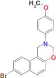 8-bromo-2-(4-methoxyphenyl)-2,3-dihydro-1H-naphtho[1,2-e][1,3]oxazine