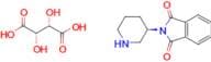 (R)-2-(Piperidin-3-yl)isoindoline-1,3-dione (2S,3S)-2,3-dihydroxysuccinate