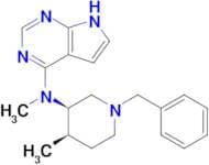 N-((3R,4R)-1-Benzyl-4-methylpiperidin-3-yl)-N-methyl-7H-pyrrolo[2,3-d]pyrimidin-4-amine