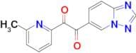 1-([1,2,4]Triazolo[1,5-a]pyridin-6-yl)-2-(6-methylpyridin-2-yl)ethane-1,2-dione