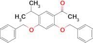 1-(2,4-Bis(benzyloxy)-5-isopropylphenyl)ethanone