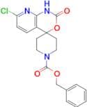 Benzyl 7'-chloro-2'-oxo-1',2'-dihydrospiro[piperidine-4,4'-pyrido[2,3-d][1,3]oxazine]-1-carboxylate