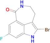 2-BROMO-8-FLUORO-4,5-DIHYDRO-1H-AZEPINO[5,4,3-CD]INDOL-6(3H)-ONE