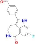 4-(8-FLUORO-6-OXO-3,4,5,6-TETRAHYDRO-1H-AZEPINO[5,4,3-CD]INDOL-2-YL)BENZALDEHYDE