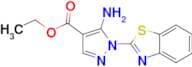 Ethyl 5-amino-1-(1,3-benzothiazol-2-yl)-1H-pyrazole-4-carboxylate