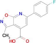 6-(4-fluorophenyl)-3-methylisoxazolo[5,4-b]pyridine-4-carboxylic acid