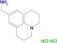 (2,3,6,7-tetrahydro-1H,5H-pyrido[3,2,1-ij]quinolin-9-ylmethyl)amine dihydrochloride
