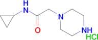 N-cyclopropyl-2-(1-piperazinyl)acetamide hydrochloride