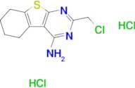 2-(chloromethyl)-5,6,7,8-tetrahydro[1]benzothieno[2,3-d]pyrimidin-4-amine dihydrochloride