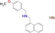 (4-methoxybenzyl)(1-naphthylmethyl)amine hydrobromide