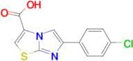 6-(4-chlorophenyl)imidazo[2,1-b][1,3]thiazole-3-carboxylic acid