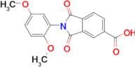 2-(2,5-dimethoxyphenyl)-1,3-dioxoisoindoline-5-carboxylic acid