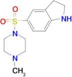 5-[(4-methylpiperazin-1-yl)sulfonyl]indoline