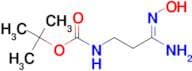 Tert-butyl [(3Z)-3-amino-3-(hydroxyimino)propyl]carbamate