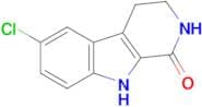 6-chloro-2,3,4,9-tetrahydro-1H-β-carbolin-1-one