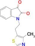 1-[2-(4-methyl-1,3-thiazol-5-yl)ethyl]-1H-indole-2,3-dione