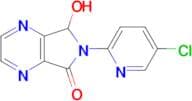 6-(5-Chloropyridin-2-yl)-5-hydroxy-7-oxo-5,6-dihydroprolo(3,4b)pyrazine