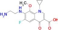 3-QUINOLINECARBOXYLIC ACID, 7-[(2-AMINOETHYL)AMINO]-1-CYCLOPROPYL-6-FLUORO-1,4-DIHYDRO-8-METHOXY-4…
