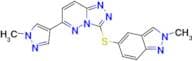 6-(1-METHYL-1H-PYRAZOL-4-YL)-3-((2-METHYL-2H-INDAZOL-5-YL)THIO)-[1,2,4]TRIAZOLO[4,3-B]PYRIDAZINE