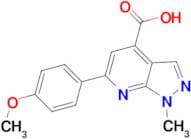 6-(4-methoxyphenyl)-1-methyl-1H-pyrazolo[3,4-b]pyridine-4-carboxylic acid