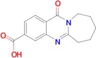 12-oxo-6,7,8,9,10,12-hexahydroazepino[2,1-b]quinazoline-3-carboxylic acid