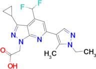 [3-cyclopropyl-4-(difluoromethyl)-6-(1-ethyl-5-methyl-1H-pyrazol-4-yl)-1H-pyrazolo[3,4-b]pyridin-1…