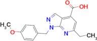 6-ethyl-1-(4-methoxybenzyl)-1H-pyrazolo[3,4-b]pyridine-4-carboxylic acid