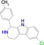 6-chloro-1-(4-methylphenyl)-2,3,4,9-tetrahydro-1H-β-carboline