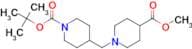 Tert-Butyl 4-((4-(methoxycarbonyl)piperidin-1-yl)methyl)piperidine-1-carboxylate